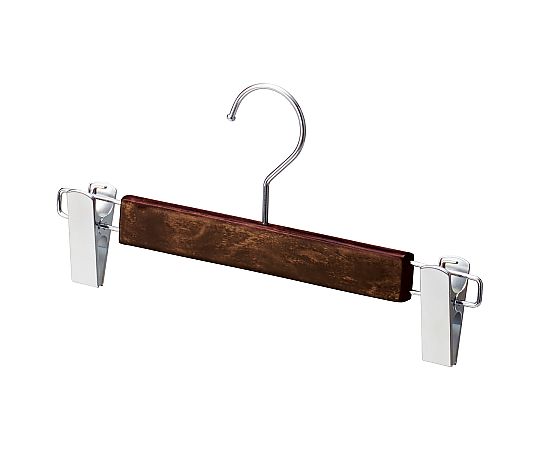 アズワン 木製ボトムハンガー ヴィンテージブラウン 外型クリップ付(メープル)10本 61-192-15-1 1セット（ご注文単位1セット）【直送品】