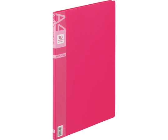 ライオン事務器 クリアーブック ミナノ レッド CR-10M 1冊(ご注文単位1冊)【直送品】