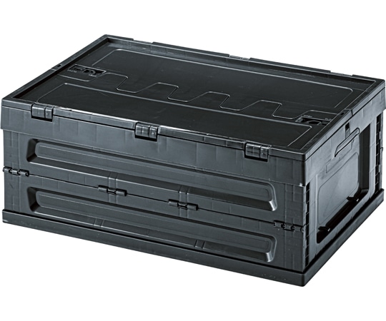 東谷 フォールディング コンテナ S ブラック LFS-33BK 1個（ご注文単位1個）【直送品】