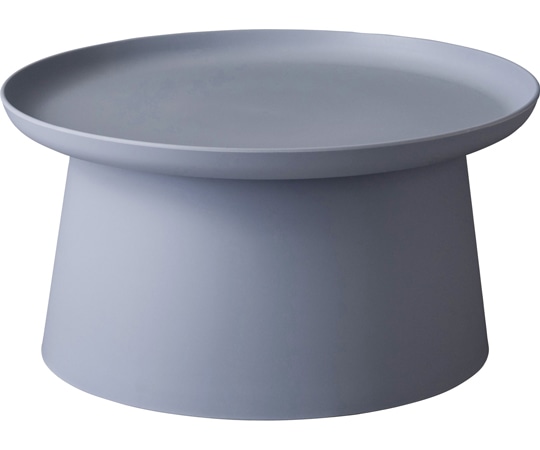 東谷 ロンド ラウンドテーブル L グレー PT-982GY 1個（ご注文単位1個）【直送品】