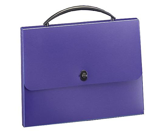 ライオン事務器 335x260mm デザインケース(A4/ダークブルー) EA762CF-325 1冊(ご注文単位1冊)【直送品】