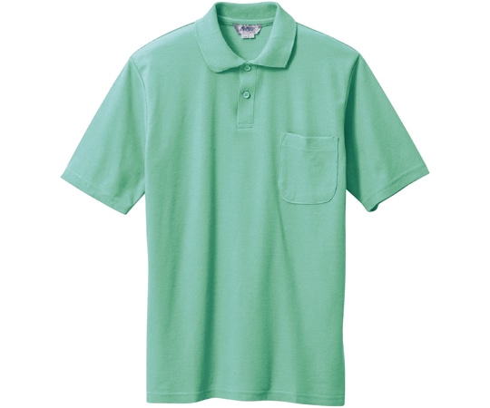 三愛 半袖ポロシャツ エメラルドグリーン 3L 7900 1着（ご注文単位1着）【直送品】