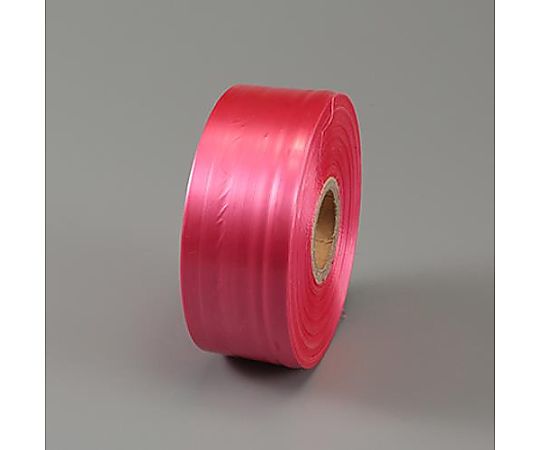 アズワン 500m PEテープ(非粘着/赤) EA628PR-42 1個(ご注文単位1個)【直送品】