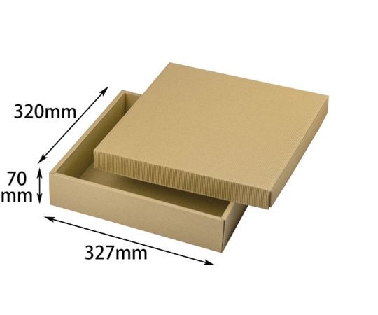 ヤマニパッケージ 贈答箱 ナチュラルBOX26号 ヒモ無 100枚 16-26N 1ケース（ご注文単位1ケース）【直送品】
