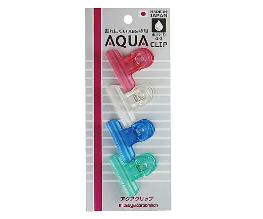 ミツヤ クリアクリップアクア小 4個×10箱入 PCC-02P 1ケース（ご注文単位1ケース）【直送品】