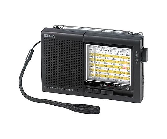 ELPA [3バンド] FM/AM/短波ラジオ EA763BB-2 1個（ご注文単位1個）【直送品】