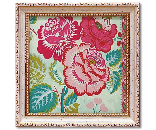 ユーパワー ミニゲル アートフレーム バイオレット レクレール「ロージー フローラル」 VL-02006 1個(ご注文単位1個)【直送品】