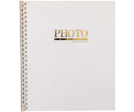 ナカバヤシ ライトフォートアルバム 白 アL-JHO2-91-W 1冊(ご注文単位1冊)【直送品】