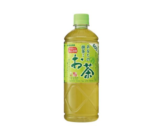 日本サンガリアベバレッジカンパニー あなたの抹茶入りお茶 600mL×24本 122872 1ケース※軽（ご注文単位1ケース）【直送品】