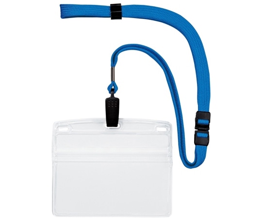 オープン工業 吊り下げ名札 クリップ式 ヨコ特大 1枚 空 NL-21P-SBU 1個(ご注文単位1個)【直送品】