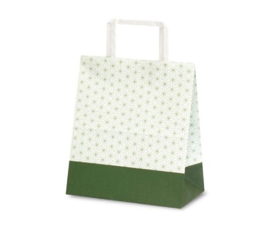 ベルベ 紙袋 自動紐手提袋(平紐) T-Z 麻の葉 400枚 1961 1ケース（ご注文単位1ケース）【直送品】