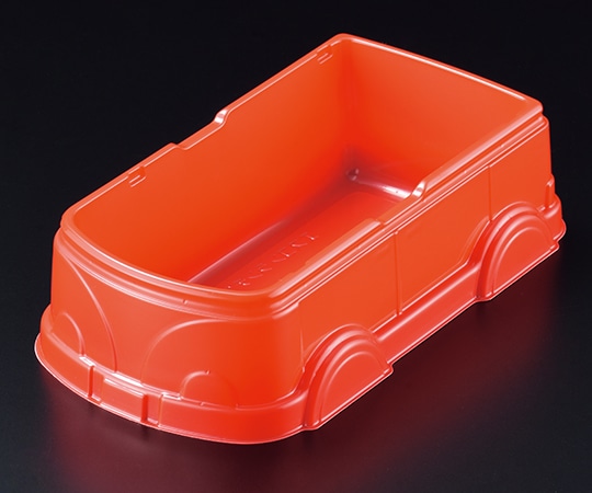 スミ お子さまランチ用弁当容器 エスコン ランチワゴン レッド 1ケース(800個入) 8907151 1ケース(ご注文単位1ケース)【直送品】