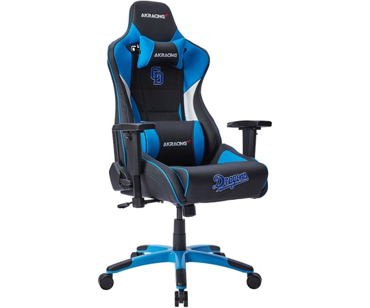 AKRacing コラボレーションチェア Pro-X V2 Gaming Chair Dragons AKR-PRO-X/BLUE/DRAGONS 1脚(ご注文単位1脚)【直送品】