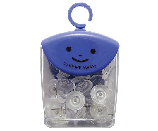 ミツヤ カラー画鋲透明 30本×5箱入 TM-6-T 1ケース（ご注文単位1ケース）【直送品】