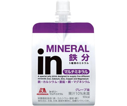 森永製菓 inゼリー マルチミネラル 6個入 724770 1パック※軽（ご注文単位1パック）【直送品】