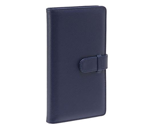 アズワン [120枚] カード・名刺ホルダー(ブルー) EA762CJ-121A 1冊(ご注文単位1冊)【直送品】