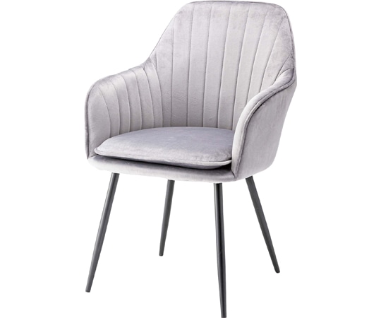 東谷 チェア グレー TOE-122GY 1個（ご注文単位1個）【直送品】