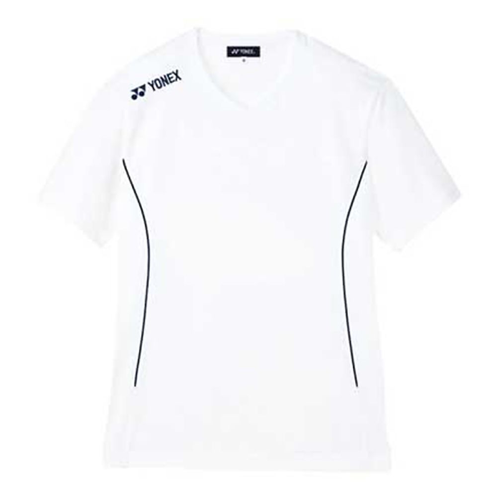 YONEX(トンボ) Tシャツ ホワイト 3L(身丈77cm) CY700-01 3L 1枚(ご注文単位1枚)【直送品】
