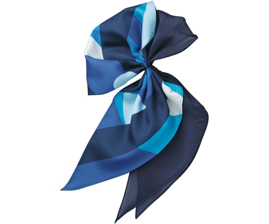 カーシーカシマ ENJOY スカーフ リボン ブルー EAZ624 1枚（ご注文単位1枚）【直送品】