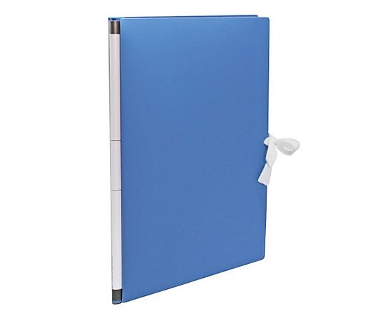 エスコ A4 伸縮式ファイル(ネイビーブルー) EA762CF-151 1冊(ご注文単位1冊)【直送品】