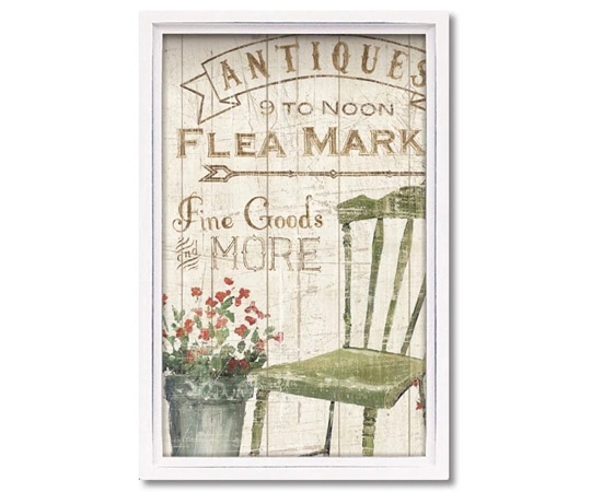 ユーパワー ロハス ミニアートフレーム ワイルド アップル スタジオ｢フリー マーケット｣ LA-01708 1個（ご注文単位1個）【直送品】