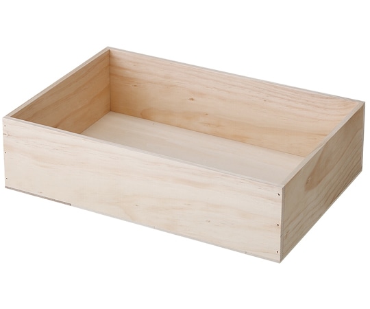 アズワン 木製ボックス(ハコマルシェボックス)54×36×14cm 無塗装 61-778-35-2 1台（ご注文単位1台）【直送品】