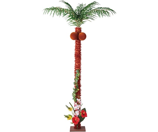 アズワン ココナッツヤシ立ち木(人工樹木、フェイクグリーン、観葉植物) H160cm 35-18-4-1 1セット(ご注文単位1セット)【直送品】