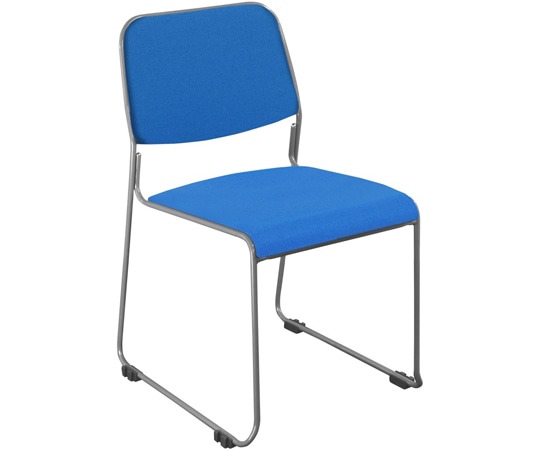 カグクロ スタッキングチェアNSF ファブリック ブルー NSF-002F-BL 1個(ご注文単位1個)【直送品】