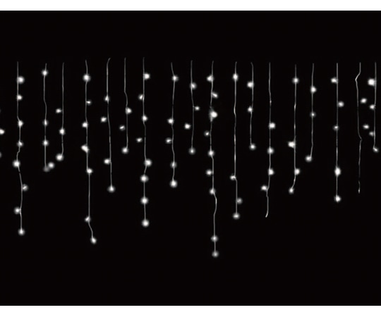 アズワン LEDつららライト 屋外使用可 100球 ホワイト 28-61-1-1 1セット(ご注文単位1セット)【直送品】