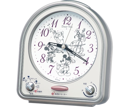 セイコー ディズニー メロディ目覚まし時計 139×126×70mm FD486S 1個(ご注文単位1個)【直送品】