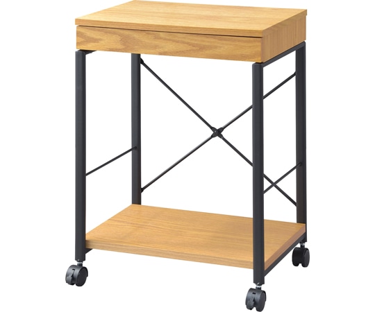 東谷 デスクワゴン ナチュラル END-330NA 1個(ご注文単位1個)【直送品】