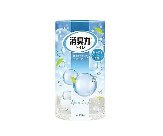 エスコ 400ml 消臭剤(トイレの消臭力 アクアソープ) EA939AC-1A 1個(ご注文単位1個)【直送品】