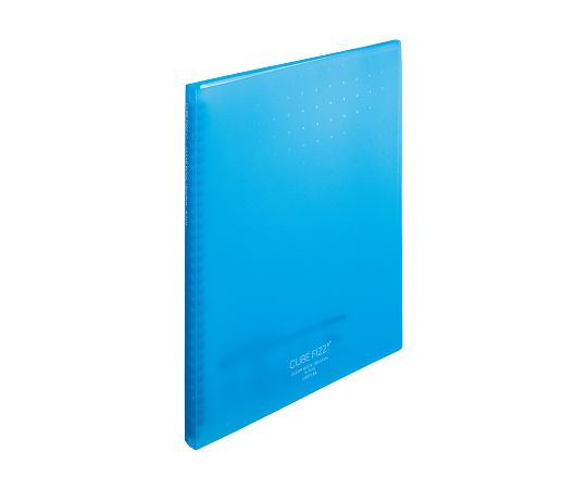 LIHITLAB CUBE FIZZクリヤーブック(ポケット交換タイプ) ポケット15枚 ブルー N7015-8 1冊(ご注文単位1冊)【直送品】