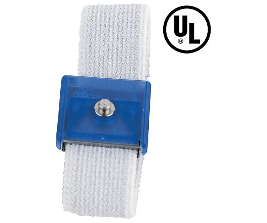 DESCO リストバンド JEWEL 伸縮性長さ調整機能付き 青 4mm 09105 1個 (ご注文単位1個)【直送品】