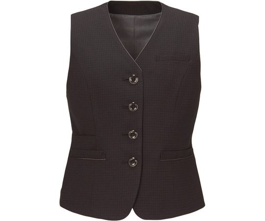 カーシーカシマ ENJOY ベスト CONFIDENCE SUITS ブラック 15号 EAV851 1枚(ご注文単位1枚)【直送品】