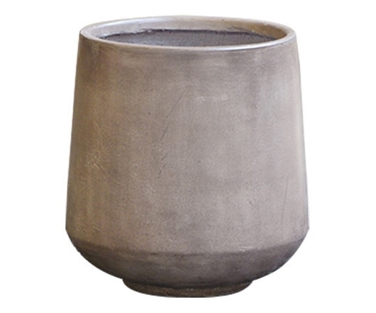 クレイ プランター TERRA-MENT Drop Round 34(テラメント ドロップラウンド)D 910-245-811 1個(ご注文単位1個)【直送品】