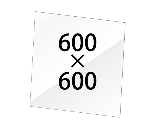 常磐精工 VASK用ホワイトボード3mm厚 600×600mm VASKOP-WB600X600 1個（ご注文単位1個）【直送品】