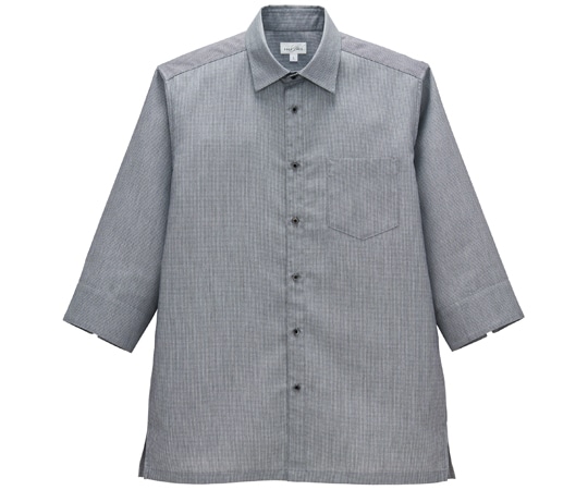 ボンマックス 吸汗速乾ハニカムモダンシャツ グレー S FB4512U 1枚（ご注文単位1枚）【直送品】