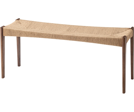 東谷 ペーパーコードベンチ ブラウン ACE-76BR 1個（ご注文単位1個）【直送品】