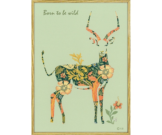 ユーパワー アニマルシルエット アート｢レインディアーM｣ YP-03548 1個（ご注文単位1個）【直送品】