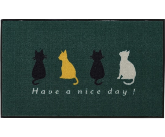 山崎産業(コンドル) マイホームスタイルマット フォーキャッツ #3 グリーン  1枚(ご注文単位1枚)【直送品】