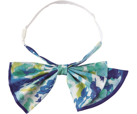 カーシーカシマ ENJOY ミニスカーフ リボン 844-6 ブルー EAZ844 1枚（ご注文単位1枚）【直送品】