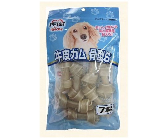 ペットアイ 牛皮ガム 骨型S 7本  1個（ご注文単位1個）【直送品】