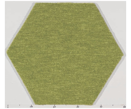 スミノエ 防炎・防音・防ダニ ホームタイルカーペット 50×43cm イエローグリーン 4枚入 R-5005 1箱(ご注文単位1箱)【直送品】