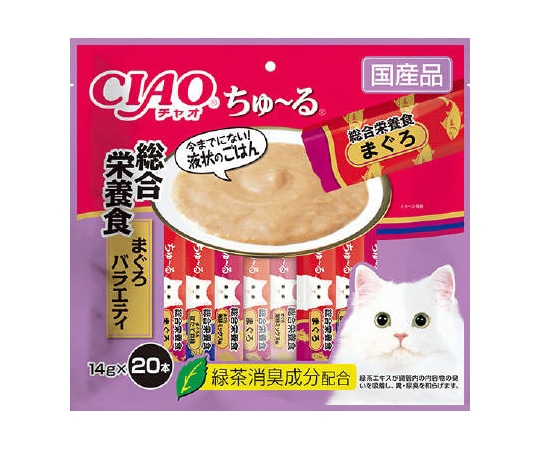 いなばペットフード ちゅ~る 総合マグロバラエティ 20本入 SC-270 1袋（ご注文単位1袋）【直送品】