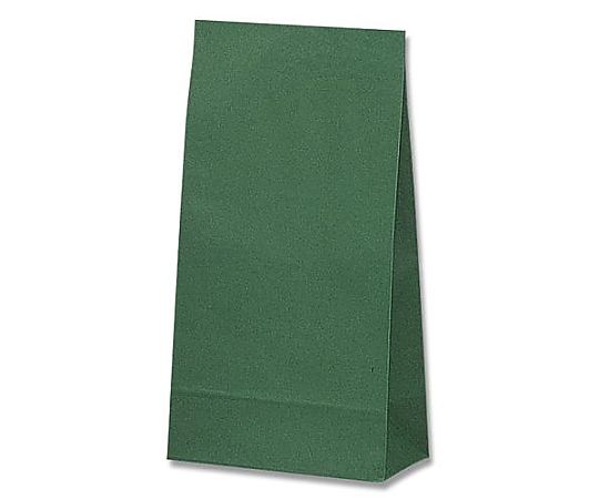 アズワン 180x105x350mm カラー紙袋(緑/100枚) EA927SB-72 1パック（ご注文単位1パック）【直送品】