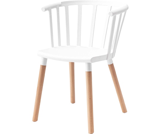 東谷 チェア ホワイト CL-483WH 1個（ご注文単位1個）【直送品】