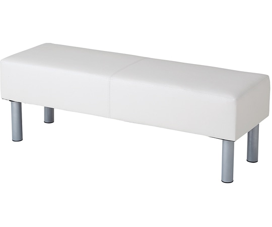 ストア・エキスプレス ロビーベンチW120cm 背無し アイボリー 61-801-80-1 1台(ご注文単位1台)【直送品】