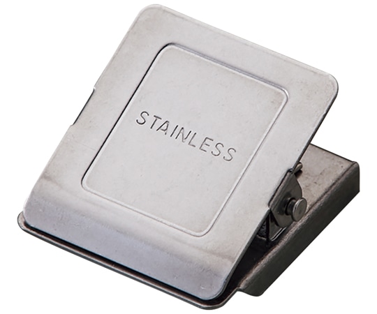 日本緑十字社 ステンレス製マグネットクリップ SUSV-1 シルバー 42×36×23mm 305184 1個（ご注文単位1個）【直送品】