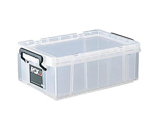 アズワン 300x440x165mm/14L バックル付収納ケース EA506MB-4 1個（ご注文単位1個）【直送品】